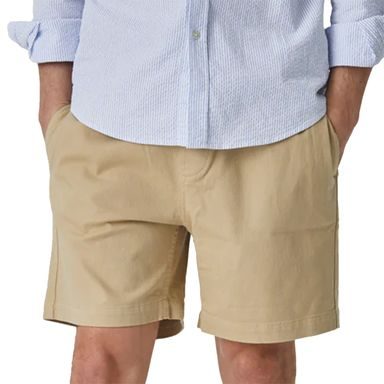 Portuguese Flannel Labura Twill Shorts — Beige