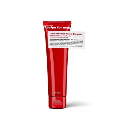 Extra jemný umývací gél na tvár Recipe for Men Ultra Sensitive Facial Cleanser (100 ml)