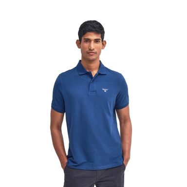 Barbour Lightweight Sports Polo Shirt — Deep Blue