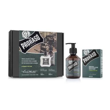 Darčekový set balzamu a mydla na bradu Proraso Cypress & Vetyver