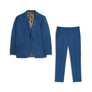 Vlnený oblek John & Paul - modrý