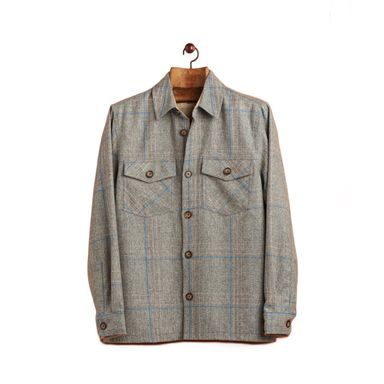 Barbour International Stoke Overshirt — Cobalt Blue