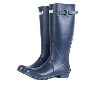 Barbour Men's Bede Wellington Boots — Navy