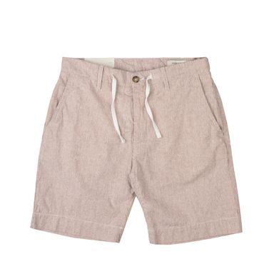 Brooksfield Linen Weekend Shorts — Mocha