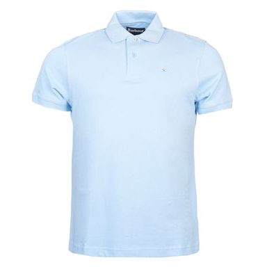 Barbour Sports Polo Shirt — Sky Blue