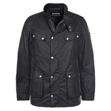 Barbour International Duke Wax Jacket — Sage