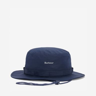 Barbour Teesdale Showerproof Bucket Hat — Classic Navy