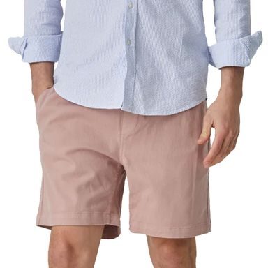 Portuguese Flannel Labura Twill Shorts — Rose