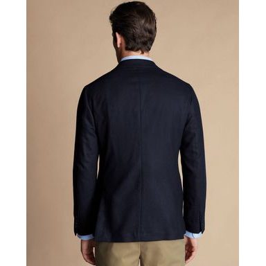 Charles Tyrwhitt Herringbone Wool Texture Jacket