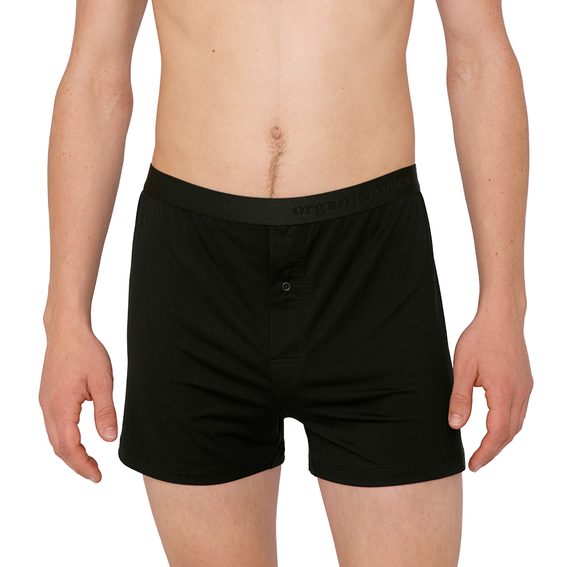Trenírky Organic Basics TENCEL™ Lite Boxer Shorts - čierne (2 ks)