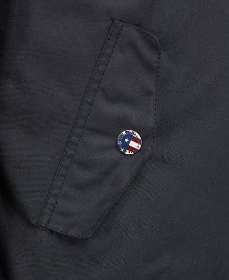 Voskovaná bunda Barbour International Steve McQueen™ Merchant Wax Jacket - Black