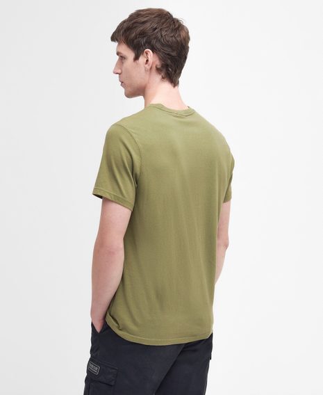 Barbour International Socket Graphic T-Shirt — Olive Branch