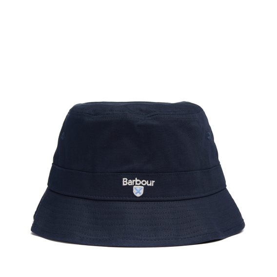 Bavlnený letný klobúk Barbour Cascade Bucket Hat - Navy