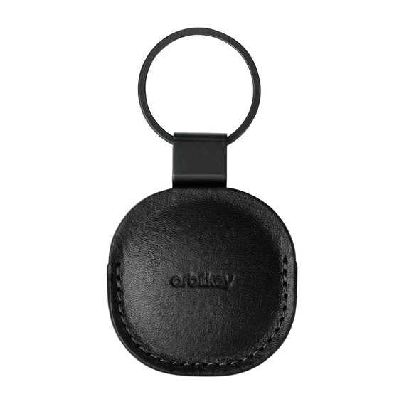 Kožený držiak na Airtag Orbitkey s krúžkom na kľúče