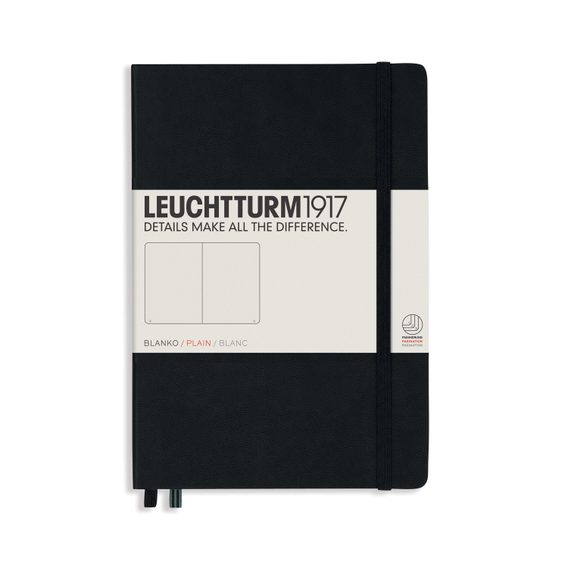 LEUCHTTURM1917 Plain Medium Hardcover Notebook