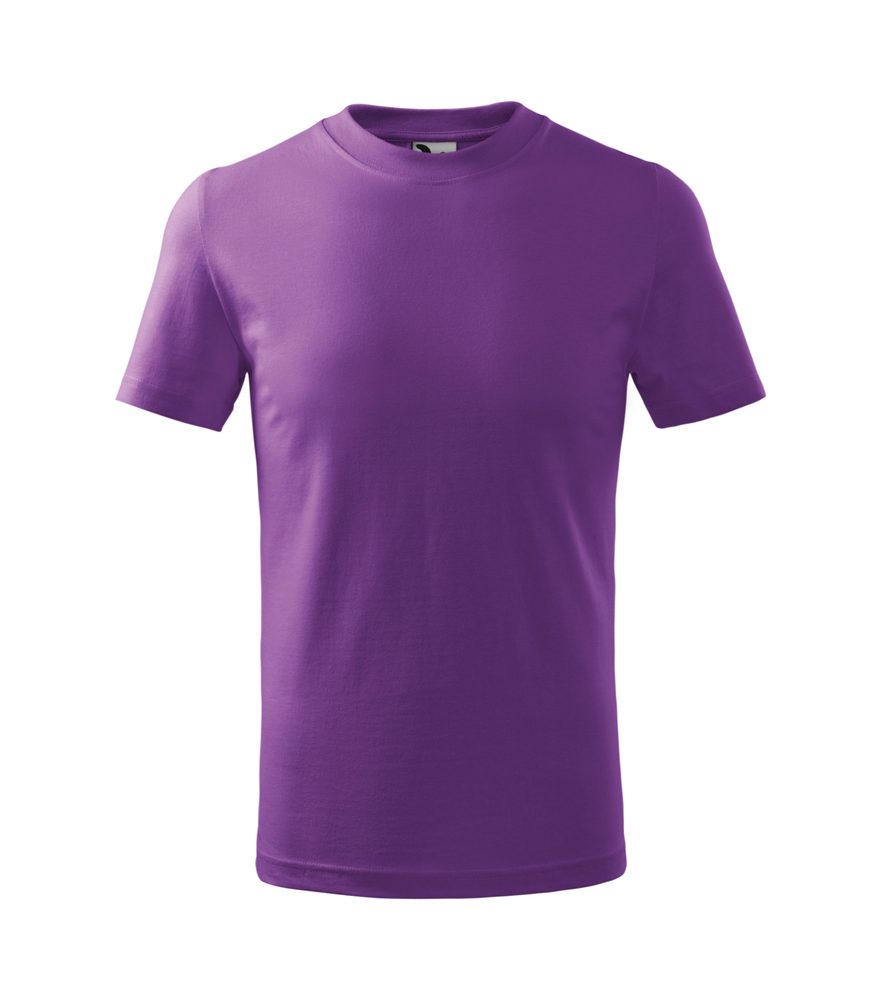 MALFINI Dětské tričko Basic - Fialová | 110 cm (4 roky)