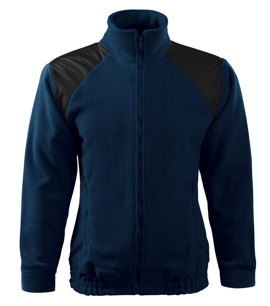 MALFINI Fleecová mikina Jacket Hi-Q - Námořní modrá | XL