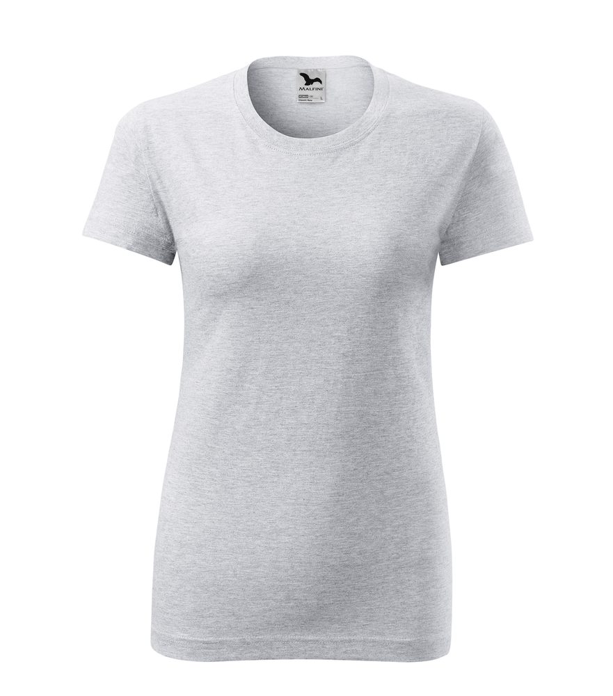 MALFINI Dámske tričko Classic New - Svetlošedý melír | XL