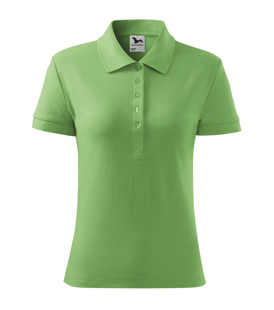 MALFINI Dámská polokošile Cotton - Trávově zelená | S