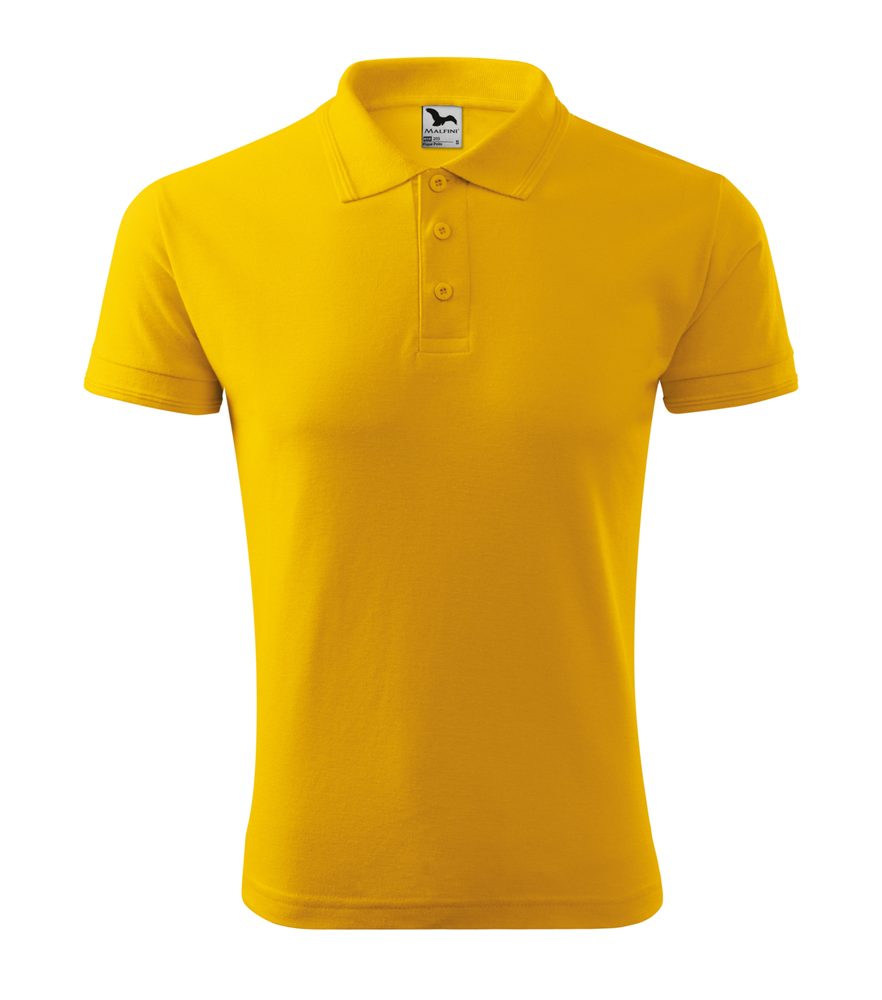 MALFINI Pánská polokošile Pique Polo - Žlutá | XL