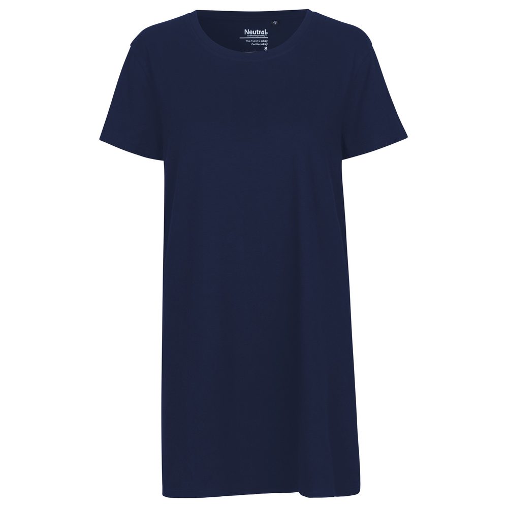 Neutral Dámské dlouhé tričko z organické Fairtrade bavlny - Námořní modrá | XXL