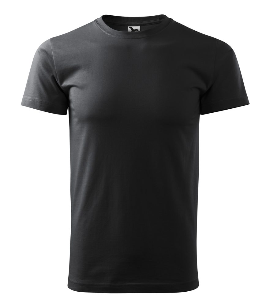 MALFINI Pánské tričko Basic - Ebony gray | S