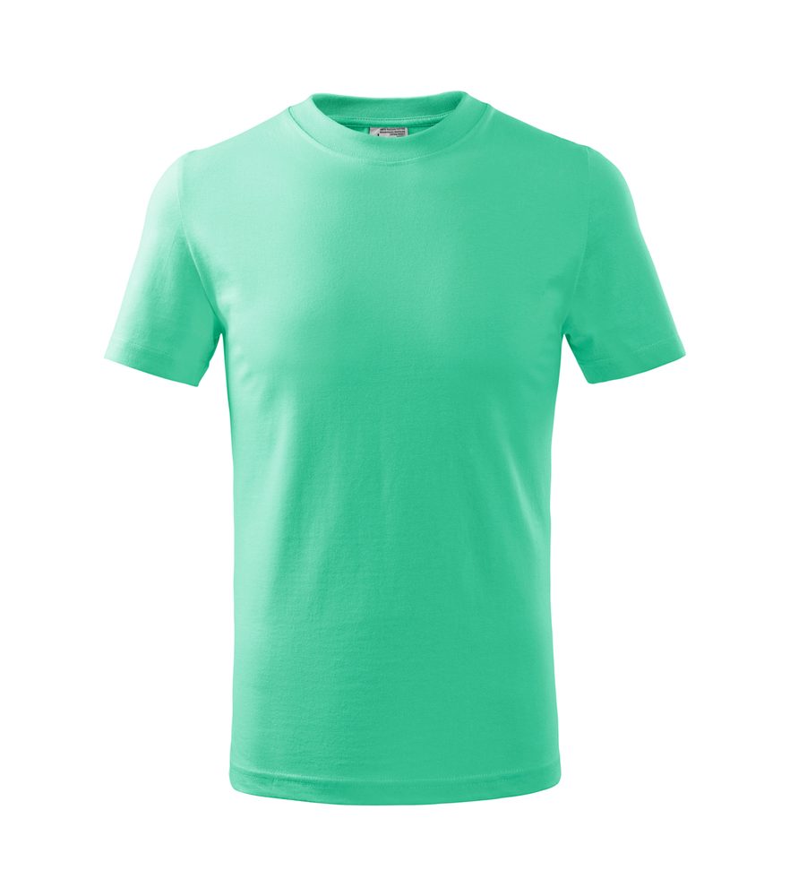 MALFINI Dětské tričko Basic - Mátová | 146 cm (10 let)