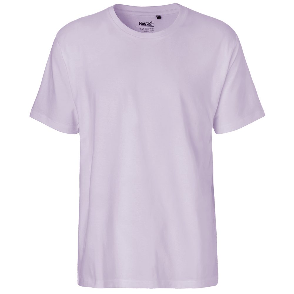 Neutral Pánské tričko Classic z organické Fairtrade bavlny - Dusty purple | S