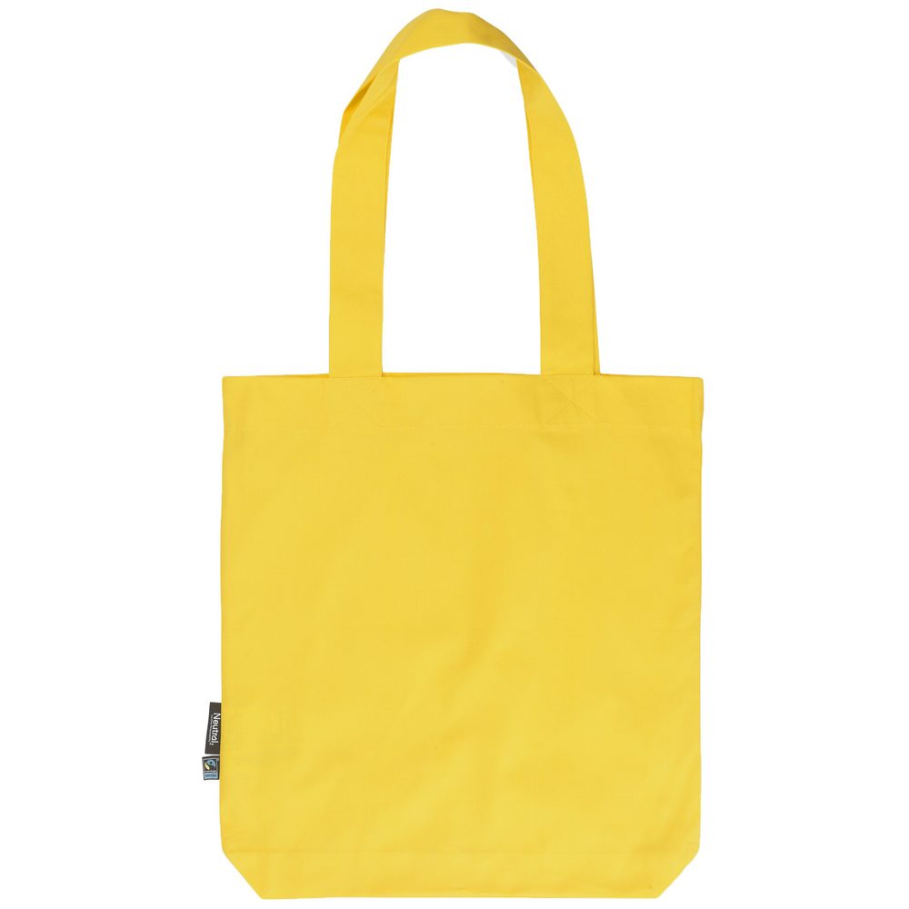 Neutral Látková nákupní taška z organické Fairtrade bavlny - Žlutá
