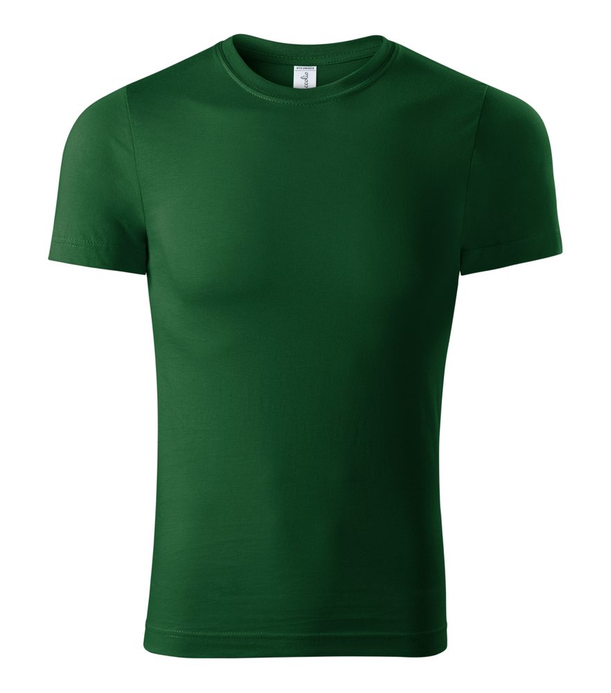 MALFINI Tričko Paint - Lahvově zelená | XXL