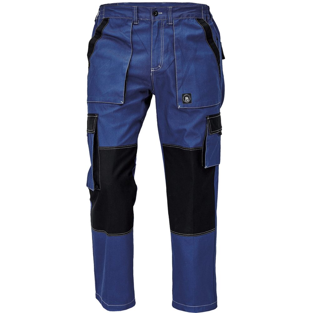 Cerva Pánské pracovní kalhoty MAX SUMMER - Modrá / černá | 62