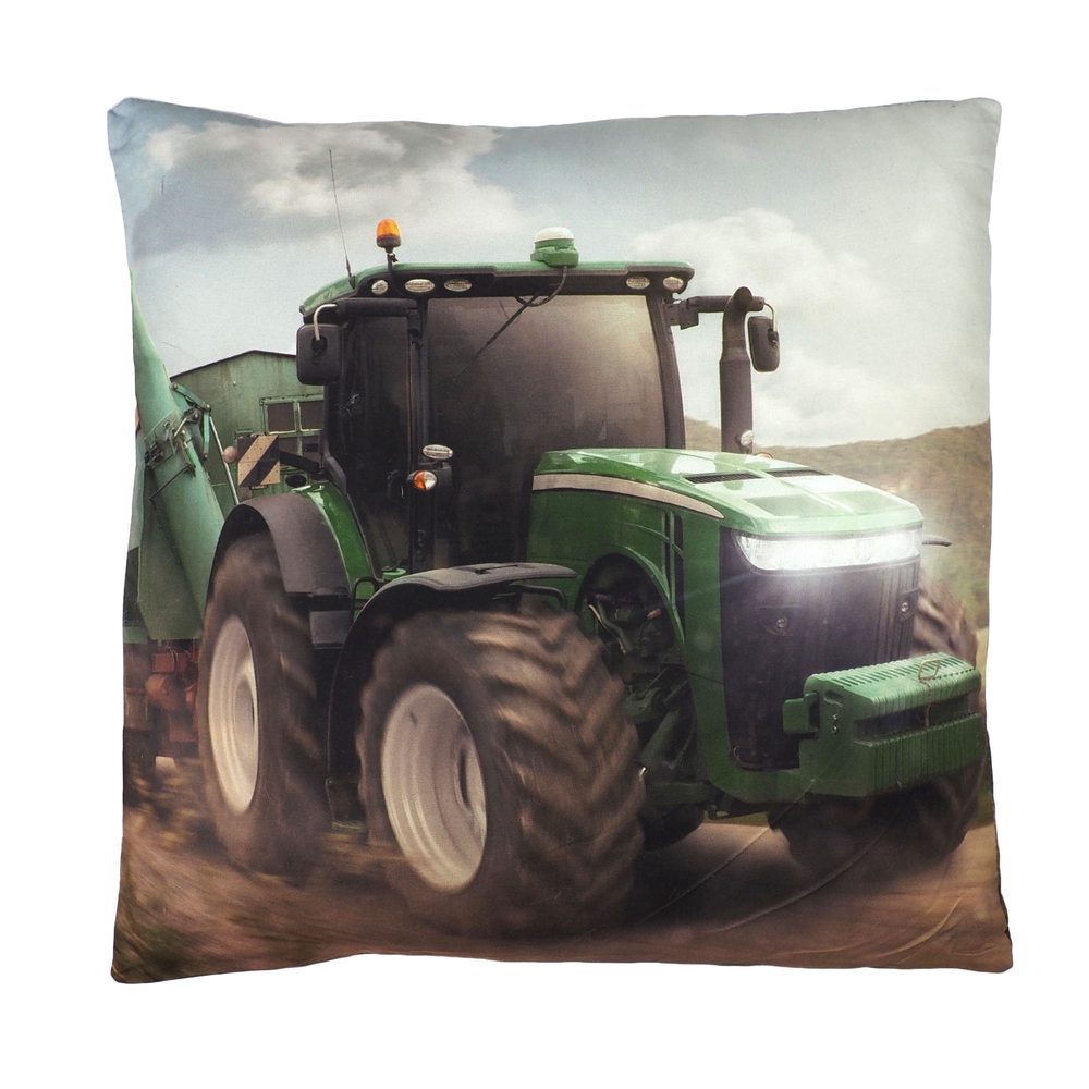 Jerry Fabrics Dětský polštářek s potiskem - Traktor | 40 x 40 cm