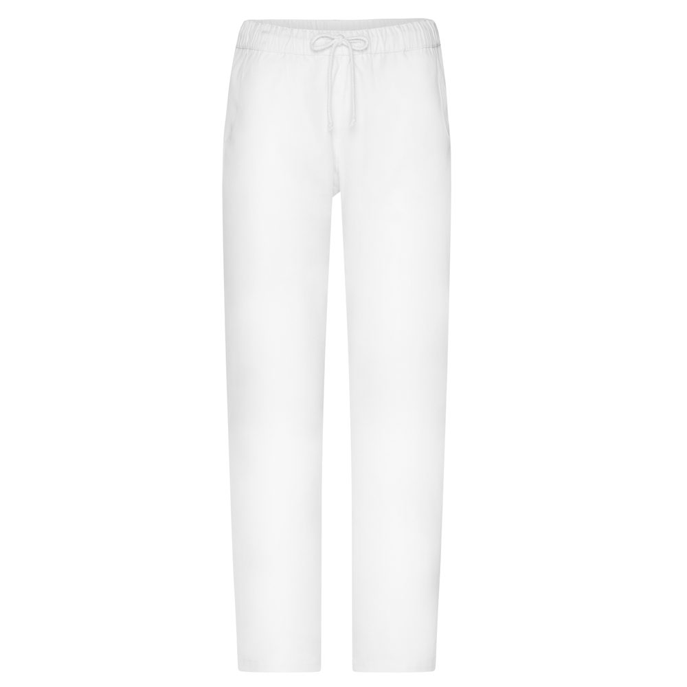 James & Nicholson Pánské bílé pracovní kalhoty JN3004 - Bílá | 46