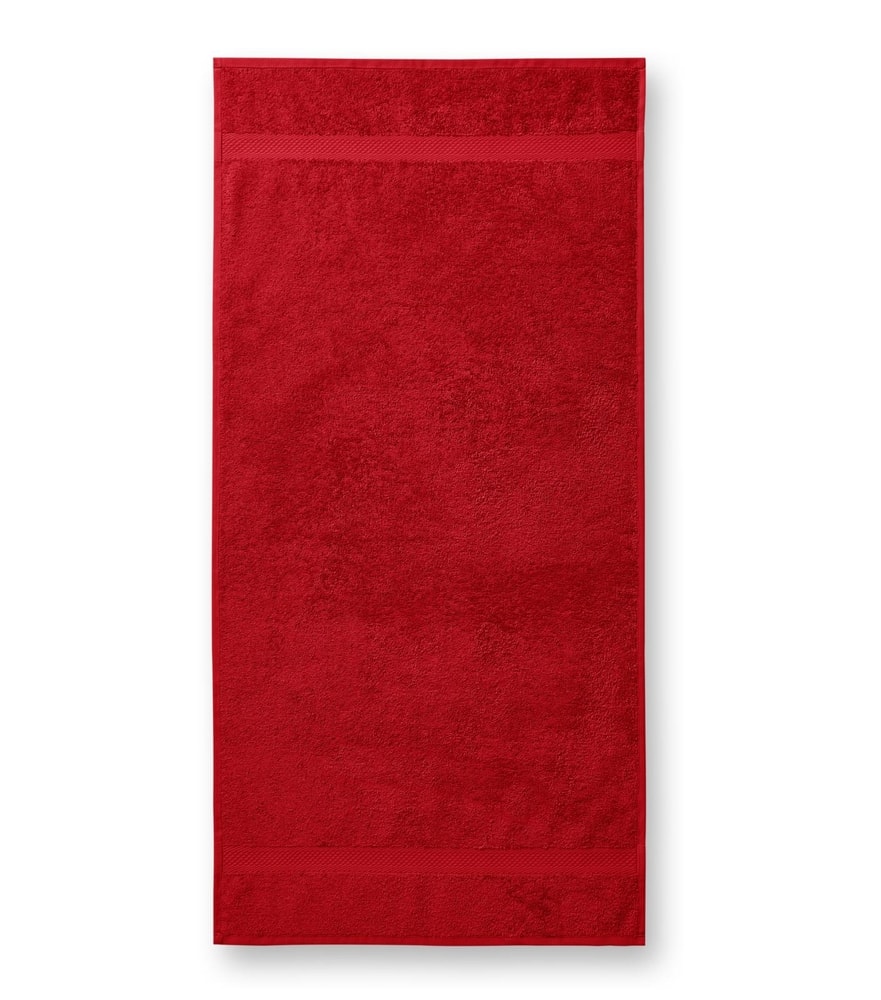 MALFINI Osuška Terry Bath Towel - Červená | 70 x 140 cm