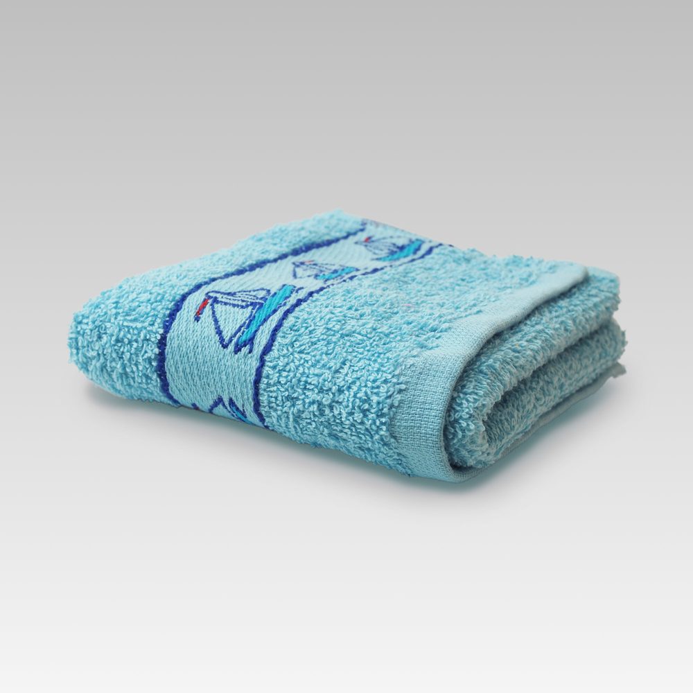 Dobrý Textil Dětský ručník s motivy 30x50 - Modrá | 30 x 50 cm