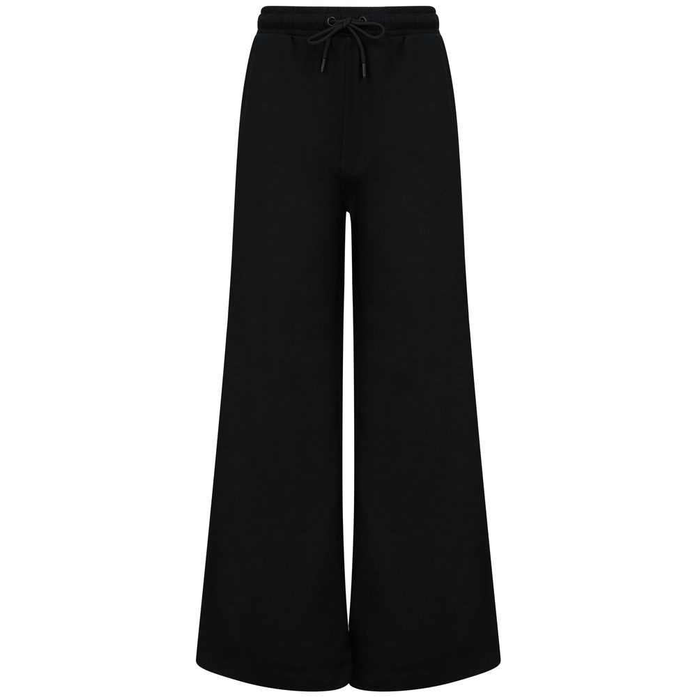 SF (Skinnifit) Dámské tepláky s širokými nohavicemi - Černá | XL