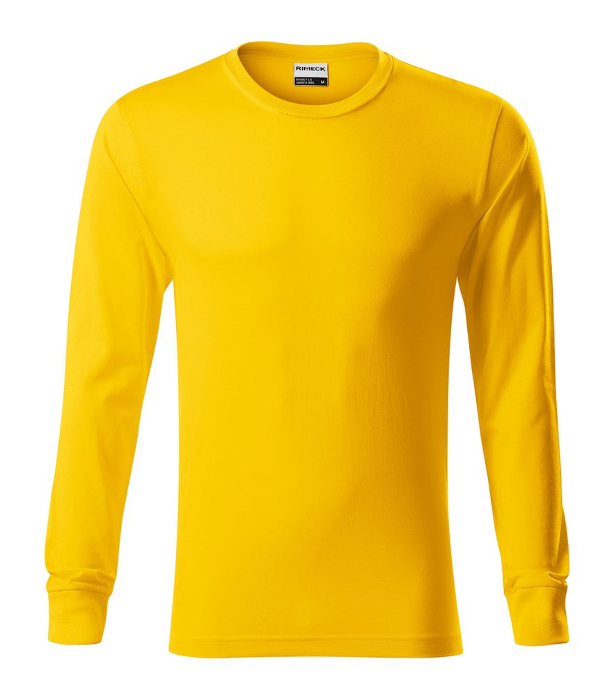 MALFINI Tričko s dlouhým rukávem Resist LS - Žlutá | XXL
