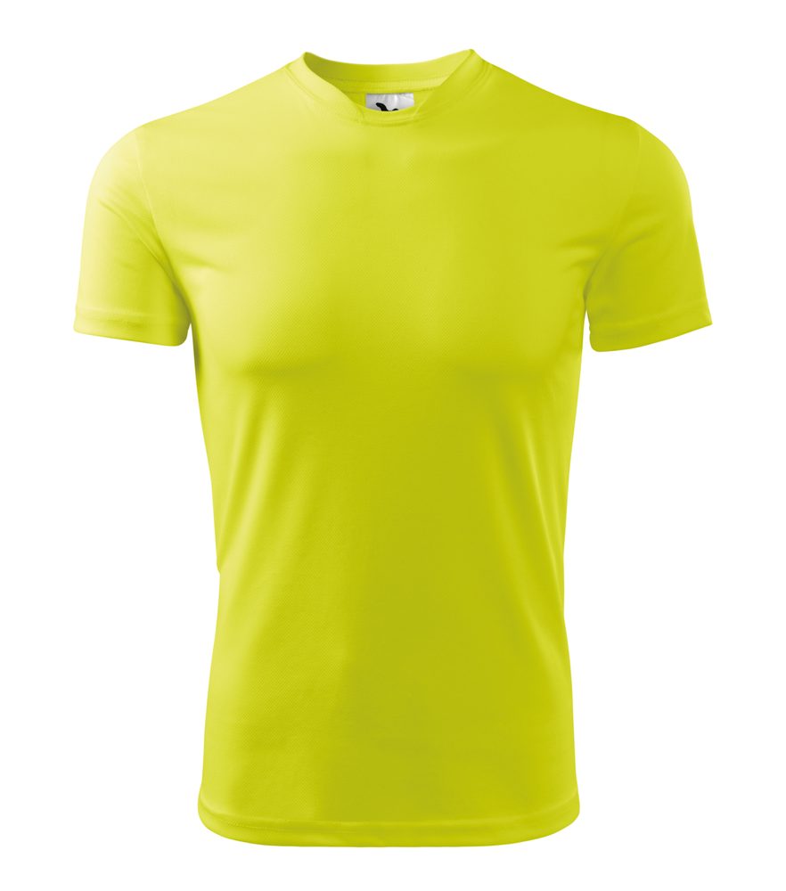 MALFINI Pánské tričko Fantasy - Neonově žlutá | XXL