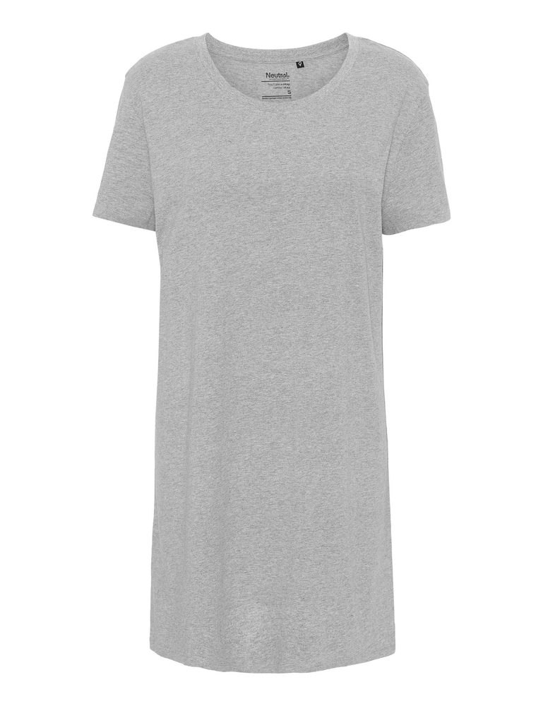 Neutral Dámské dlouhé tričko z organické Fairtrade bavlny - Sportovně šedá | L