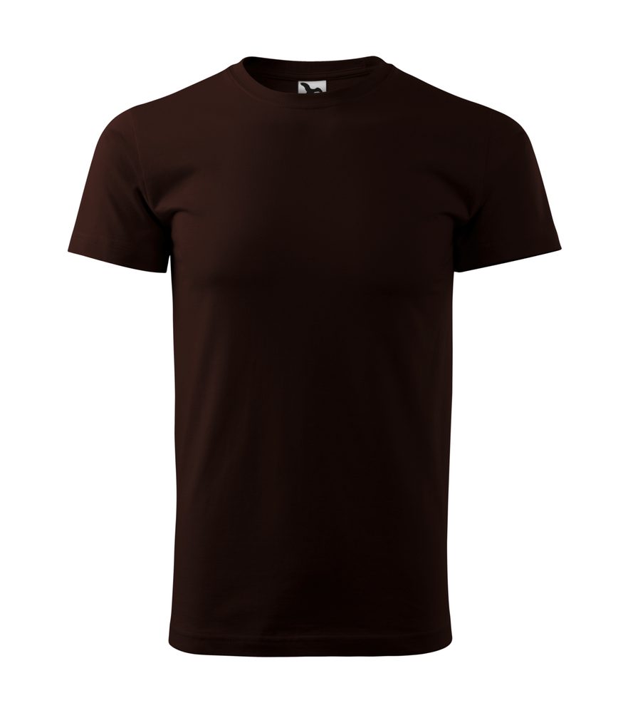 MALFINI Pánské tričko Basic - Kávová | XS