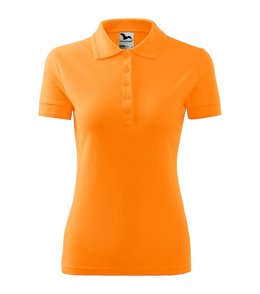 MALFINI Dámská polokošile Pique Polo - Mandarinkově oranžová | XXL