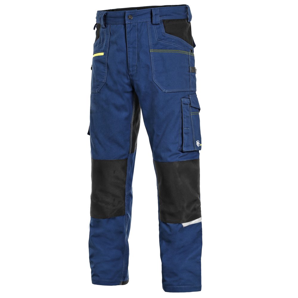 Canis (CXS) Montérkové kalhoty do pasu CXS STRETCH - Tmavě modrá / černá | 46