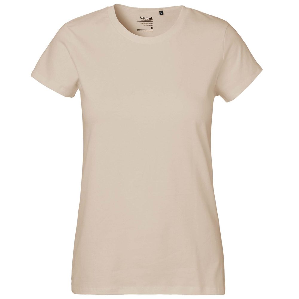 Neutral Dámské tričko Classic z organické Fairtrade bavlny - Písková | XL
