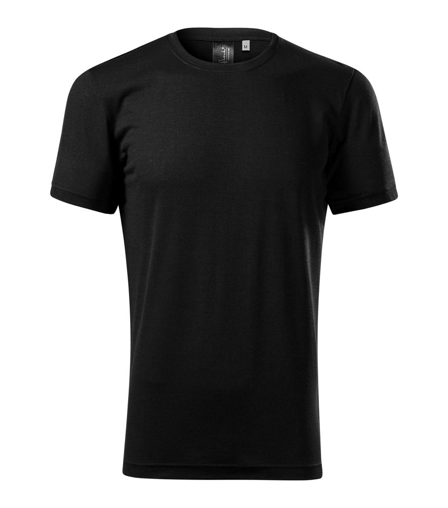 MALFINI Pánské tričko Merino Rise - Černá | XXXL