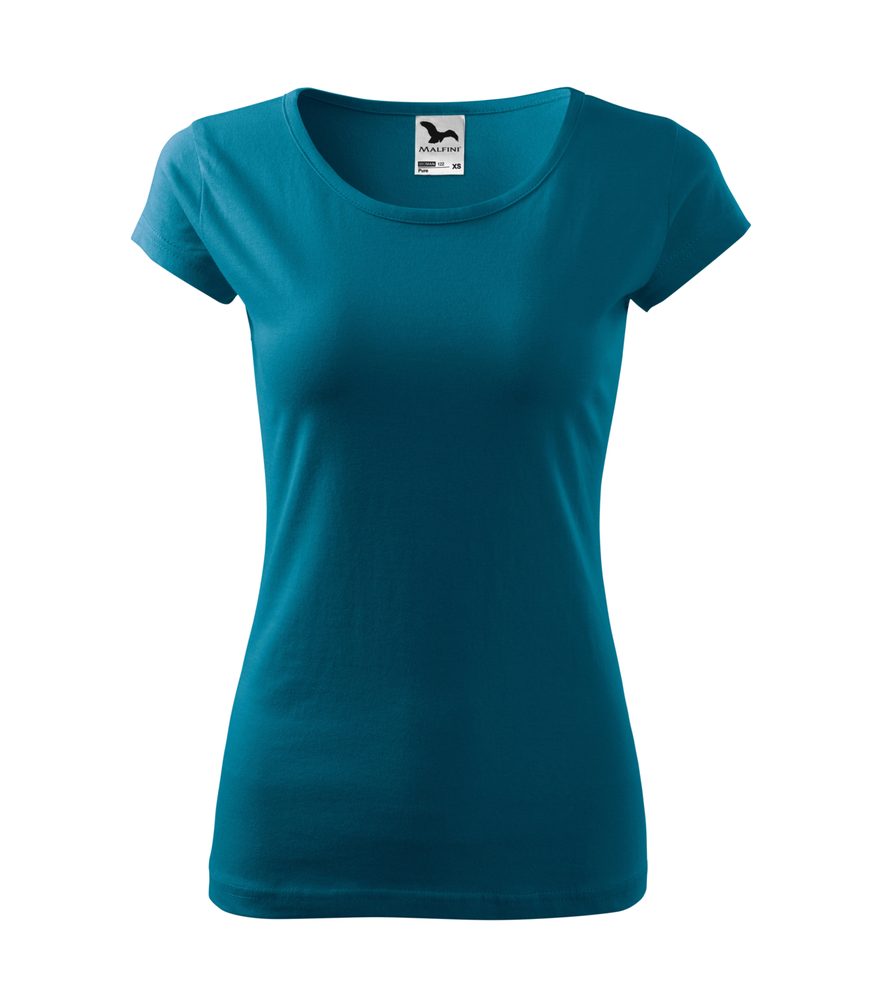 MALFINI Dámské tričko Pure - Petrolejová | XL