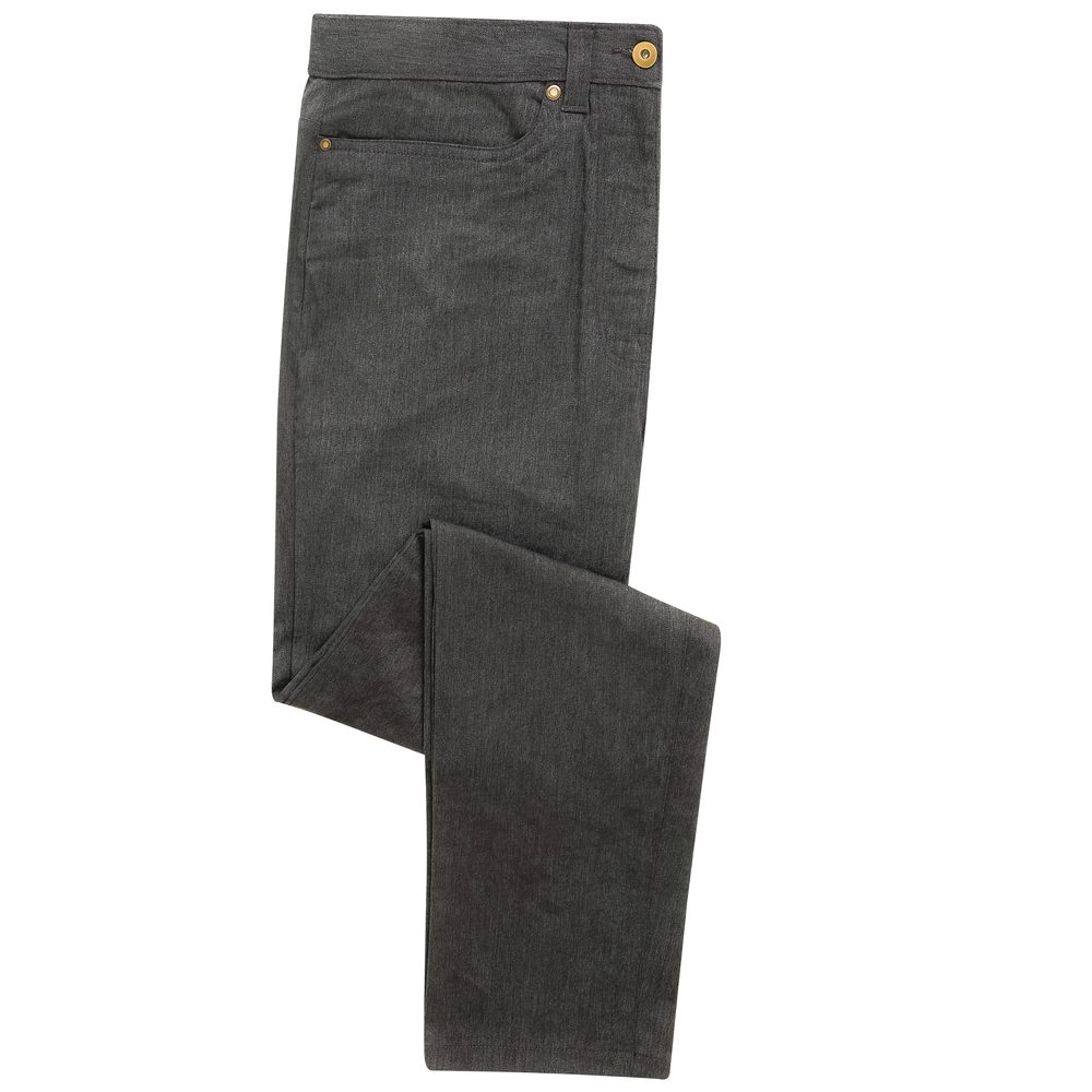 Premier Workwear Pánske nohavice Chino Performance - Uhľová | 32/34