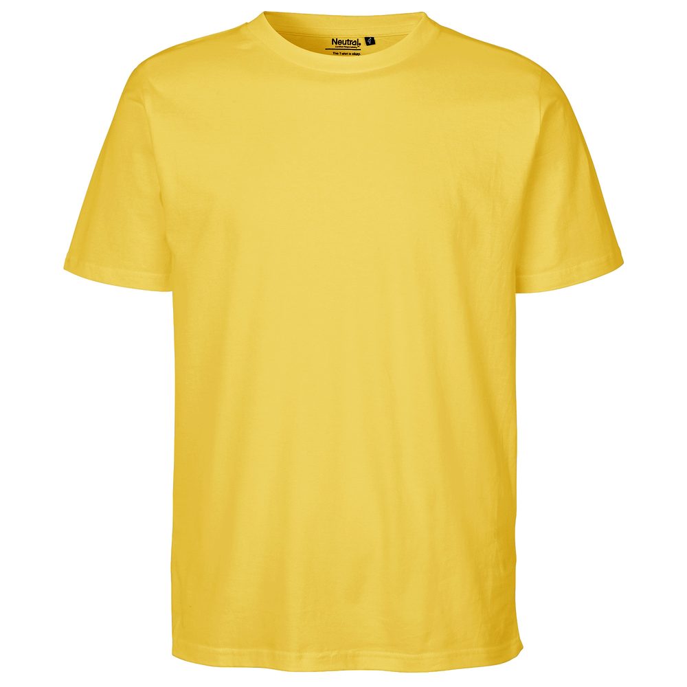 Neutral Tričko z organické Fairtrade bavlny - Žlutá | M
