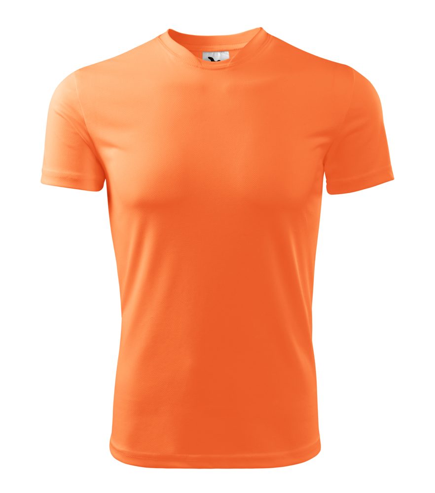 MALFINI Pánské tričko Fantasy - Neonově mandarinková | S