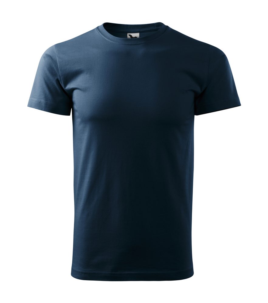 MALFINI Pánské tričko Basic - Námořní modrá | XL
