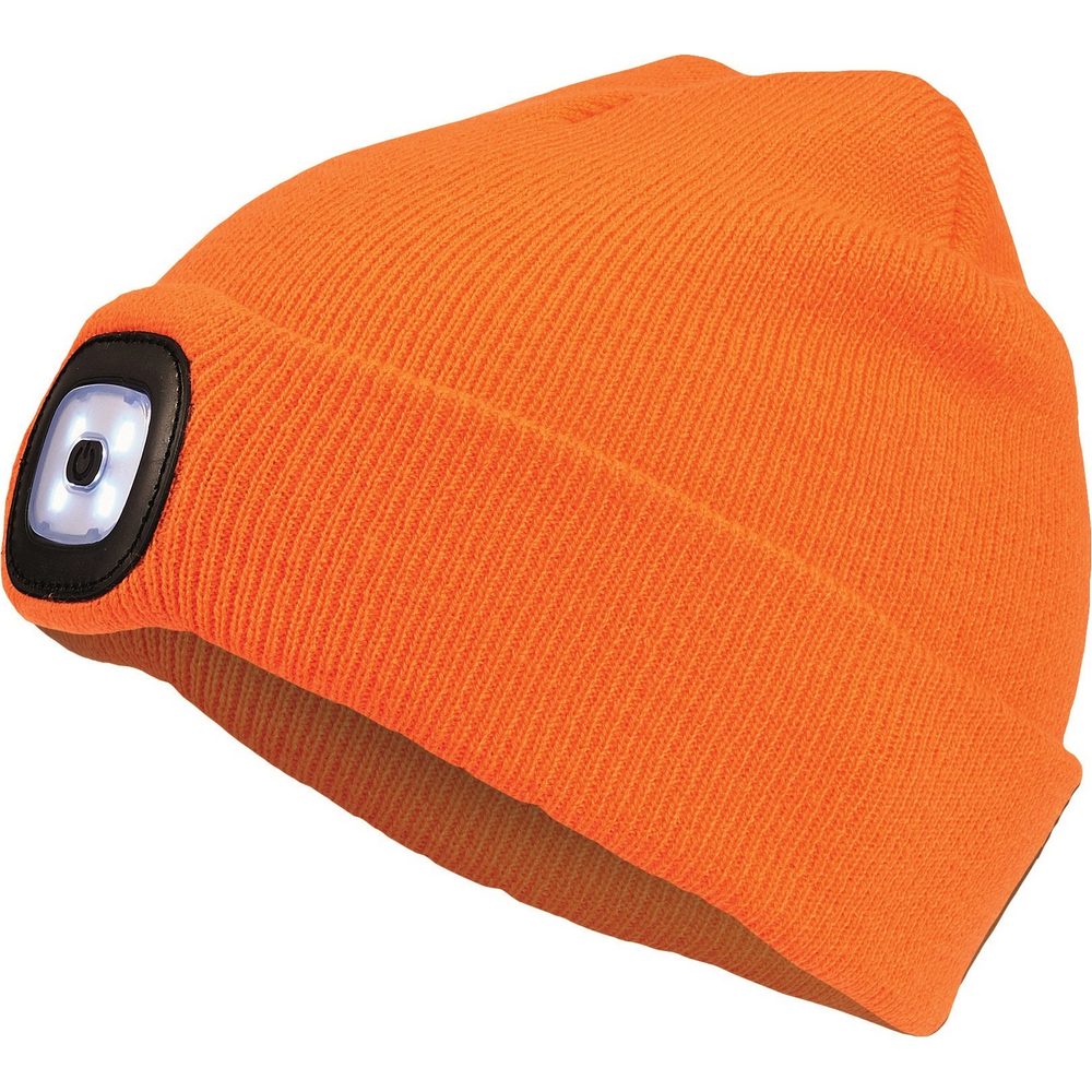 Cerva Čiapka so svetlom DEEL LED - Oranžová